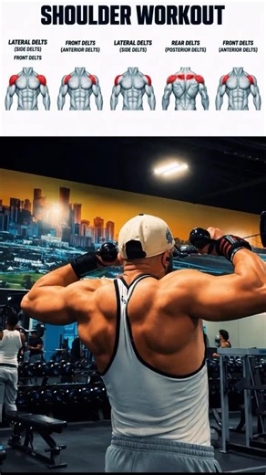 Machine Shoulder Exercises – Full Delt Routine | #gym #motivation #delttraining #shoulder