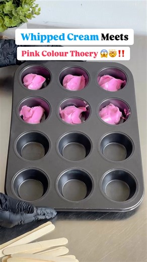 ‼️Pink Colour Theory in whipped cream 🎀|#sangeetascookingmantra #colourtheory #whippedcreamcake