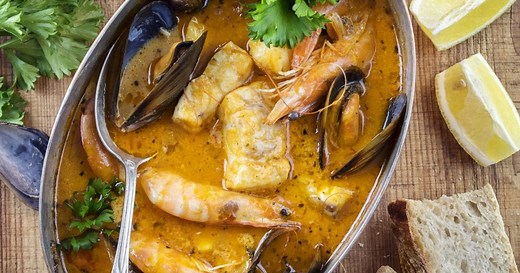 Zarzuela espagnole (ragoût de poisson et fruits de mer)