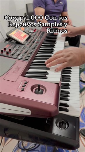 Korg Pal Keyboard Demonstration with Samples and Rhythms