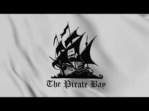 The Pirate Bay Flag Waving 4K