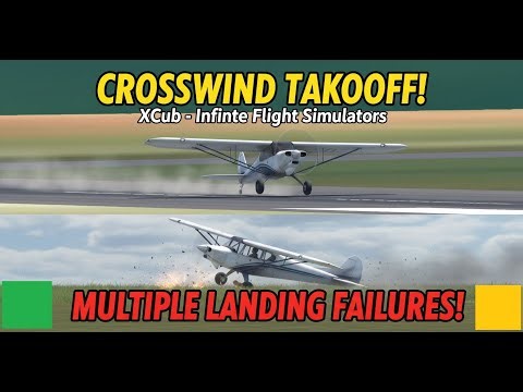Crosswind Takeoff and Landings in X Cub | Infinite Flight Realistic Challenge