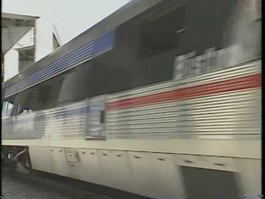 Amtrak X2000 Arrives Buffalo Exchange St. - May 1993