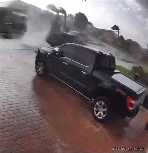 7.9M views · 15K reactions | UPDATE: A confirmed Florida #tornado occurred in South Venice on Saturday at 5:42 PM, according to the National Weather Service. In this new video sent to WINK News from the Ventura Village community, you'll see a twister go down the street, hurling trash cans and twisting around palm trees. If you have damage, please let me know. Credit: Ben Laps ️ | Matt Devitt WINK Weather | Facebook