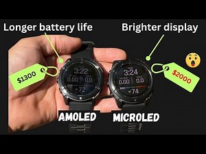 Fenix 8 Pro AMOLED vs MicroLED: Is brighter display worth $700 more?