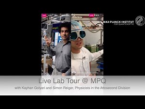 Live Lab Tour with Simon Reiger and Keyhan Golyari @ the Max Planck Institute of Quantum Optics