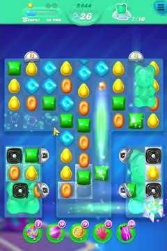 Candy Crush Soda Saga Level 5444 Get 1 Stars, 21 Moves Complete