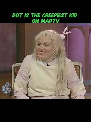 Dot looks innocent, but her thoughts go somewhere very dark.#MADtv #Dot #CreepyFunny #DarkHumor #SketchComedy