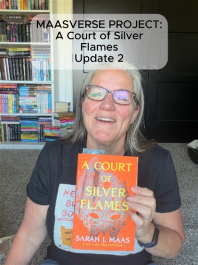 ACOSF Update 2 Chapter 19. First time reading A Court of Silver Flames. I'll be reading the entire Maasverse with a targeted finish date of the end of October. @cricut Still hoping you save me from my scissors! #booktok #romantasy #acosf #acourtofsilverflame #acotar