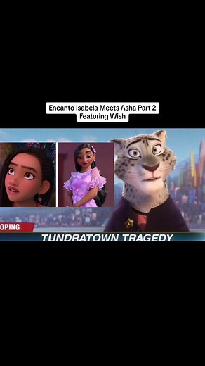 Encanto Isabela Meets Asha Part 2 Featuring Wish #disney #encanto #wishmovie2023