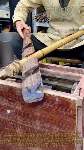 Ancient Art of Bamboo Flute Making: Traditional Heat-Shaping Technique