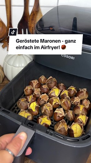 Maronen einfach rösten im Airfryer – Herbstgenuss pur!