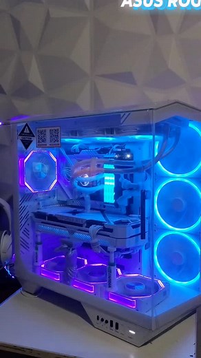 Masterpiece Gaming Rendering Workstation Full White PC Computer Setup...