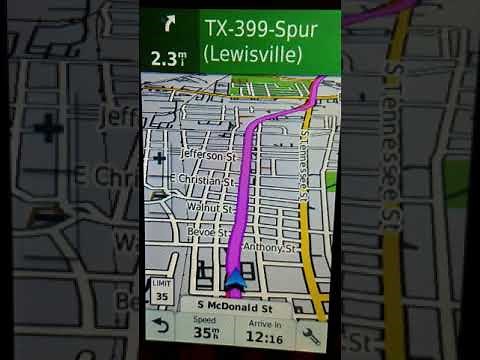 Vertical Portrait Mode on a Garmin DriveSmart
