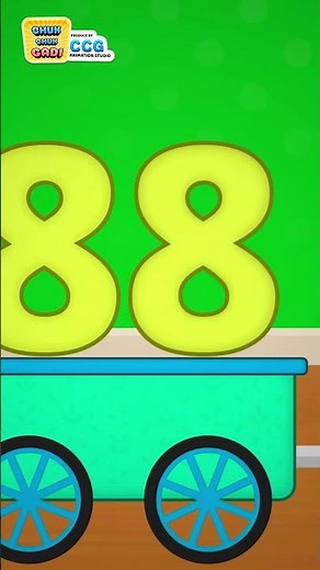Learn Numbers 81 to 100 with Train Counting Numbers for Kids