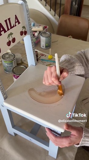 Hand-Painted Heirloom Chair for Kids