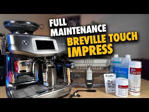 Breville Barista Touch Impress - Full Maintenance Routine (Descaling, Backflush, Grinder)