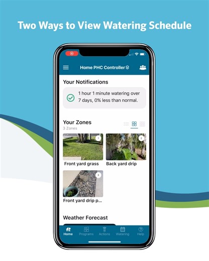 Hunter Industries on Instagram: "The weekly watering view is back on the Hydrawise® App! With two ways to review your watering — daily or weekly — it’s now easier to view your #irrigation schedule. Link in bio to check it out now."