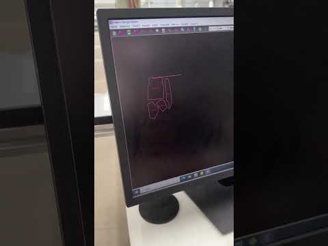 editing scanned pattern in the CAD