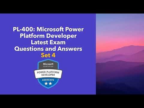PL-400: Microsoft Power Platform Developer Latest Exam Questions and Answers Set 4