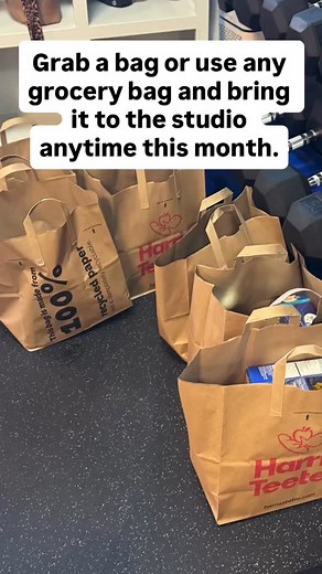 Food drive reminder! We are helping @bfhelpingneighborsinneed this month collect much needed items for their food pantry. You can use any grocery bag, shop anywhere, and bring the bags to the studio. Thank you 🙏 for helping families in our area. #fooddrive #helponeanother #personaltraining #ballantyne | True 180 Personal Training for Women