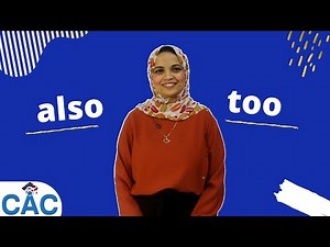 What I should use "also" or "too"?