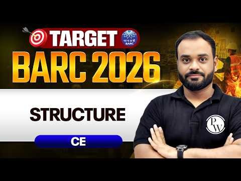 BARC 2026 Preparation | Structure | Civil Engineering | Target BARC 2026