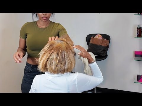 Stop Skipping This! Silk Press + Gray Coverage + REAL Haircut Transformation