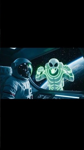 Alien Brushing Teeth in Space 👽🪐😂 | #Shorts #TikTok #Reels