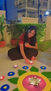 51K views · 1.2K reactions | Aayi Diwali杖杖 . Kairavi Buch Diwali Rangoli time! | Kairavi Buch | Facebook