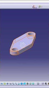 CATIA V5 Part Design - Exercise 8 | Beginner Tutorial #catia #partdesign #catiatutorial #cad #art