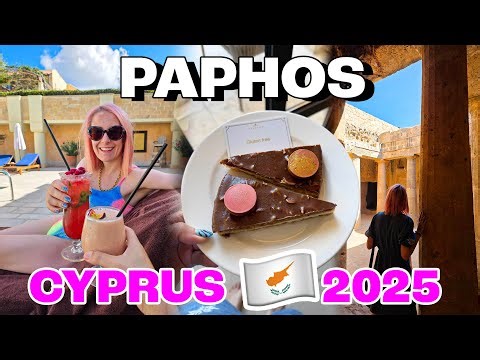 PAPHOS CYPRUS VLOG ☀️🇨🇾 Elysium Hotel, Gluten-free Food, Coral Bay + Tomb Of The Kings!
