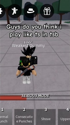 how I actually play tsb