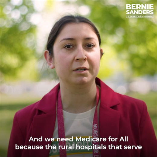 159K views · 7K reactions | Medicare for All isn't radical. What's radical is that we are the only major country not to guarantee health care as a human right. Don’t believe me? Listen to what these nurses have say: | U.S. Senator Bernie Sanders | Facebook