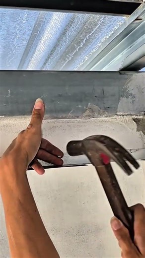 The Corner Installing Ceiling Wall Angles #CeilingInstallation #InteriorConstruction #WallAngle