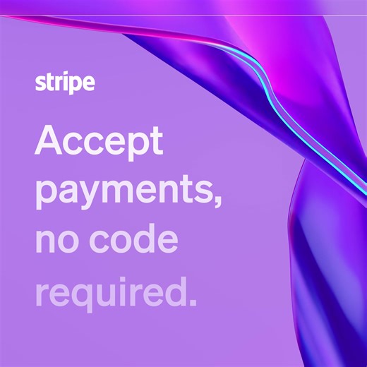 41K views · 720 reactions | Quickly accept payments with payment links, no website required. | Stripe | Facebook
