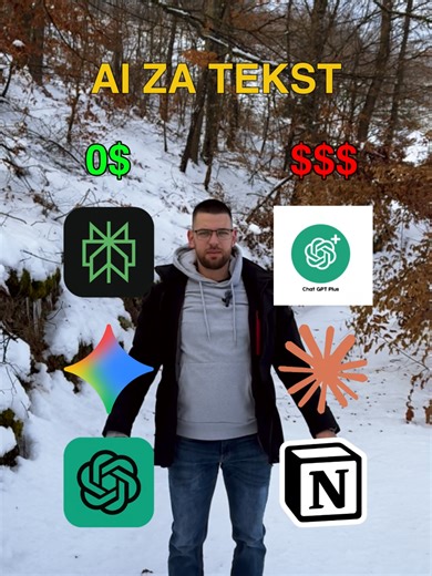 Većina ljudi poredi AI alate po ceni. Pametni ih porede po kategoriji i zadatku. AI produktivnost ne dolazi iz jednog “najboljeg” alata, već iz razumevanja šta koristiš za tekst, kod, video i dizajn. Kada to znaš, možeš da kombinuješ alate bez lutanja i bez bacanja vremena. AI za tekst i znanje služi za razmišljanje, pisanje i donošenje odluka. Tu spadaju ChatGPT, Google Gemini, Perplexity za istraživanje, Notion AI za organizaciju znanja i Claude Pro za dublju analizu i rad sa kompleksnim konte