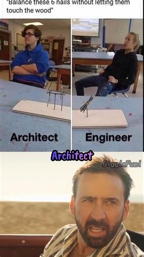 Architect vs Engineer Logic 😂 #Shorts