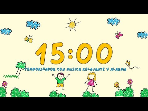 15 Minute Timer with Relaxing Music and Alarm | Spring Countdown Timer