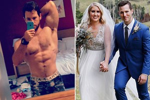 Married At First Sight Australia 'virgin' Matthew Bennett poses topless for sexy mirror selfie after slamming ex Lauren