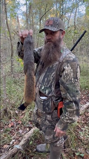 COOKING SQUIRREL #smallgame #squirrel #hunting #viral #shorts #food #grill