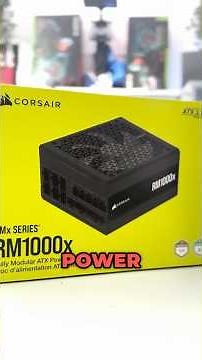 Introducing the Corsair RM1000x ATX3.1 Fully Modular power supply with Magnetic Levitation Fans 👍
