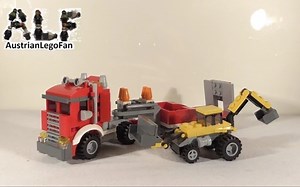 乐高 创意百变 31005 建筑运输车