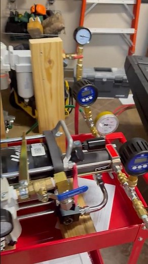 Home Scuba Fill Station with a Booster (Haskel AG-30)