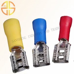 [Hot Item] Wholesale Cold Pressed Insulator Pre-Insulated Copper Terminal Lug Connectors FDD Cable Terminals