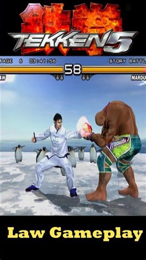 Law tekken 5 gameplay #tekken5 #viralgameplay #trendingsong #cocroachjantaparty