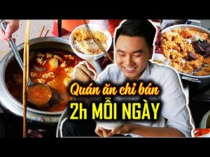 RESTAURANT DURING 70 YEARS only open 2 hours a day | Hue Travel # 3