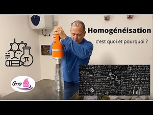 C'est quoi : Homogénéisation du lait ? Je vous fais un test