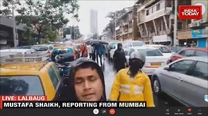 1.3K views · 12 reactions | #MonsoonMayhem: Heavy rains have lashed several parts of #Mumbai while the western suburbs have been the worst affected. India Today's Mustafa Shaikh gets us more on this. #ITVideo #TheBurningQuestion Full show: https://bit.ly/3hUKPUR | India Today | Facebook