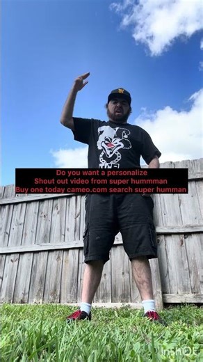 Do you want a personalize shout out video from super humman buy one today ➡️ cameo.com